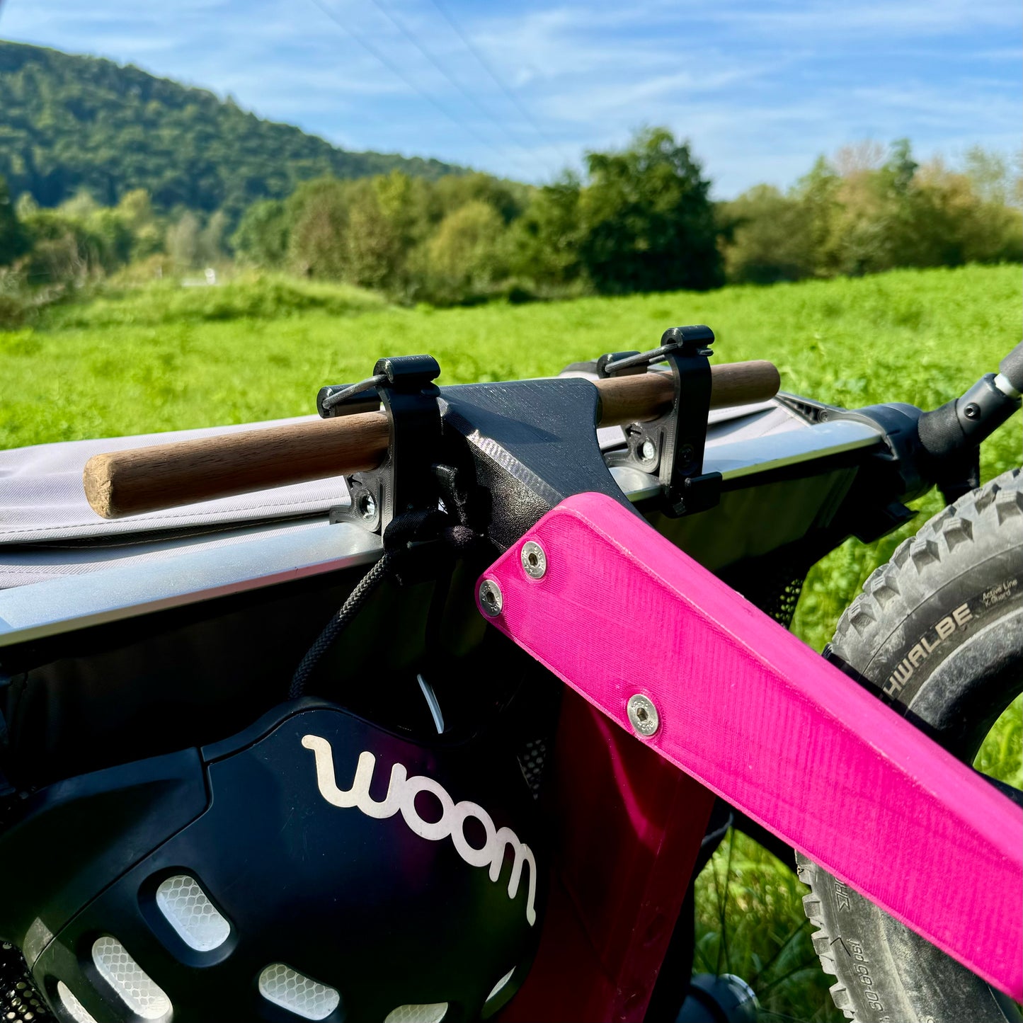Fahrrad- und Laufradhalterung für Thule Chariot